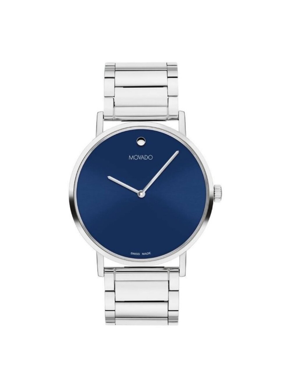 NWT Movado Signature Quartz Blue Dial Watch